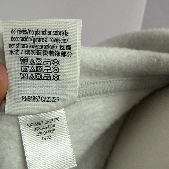 Victoria's Secret PINK Fleece Zip Up Perfect Hoodie in heather grey size XL - Picture 6 of 6